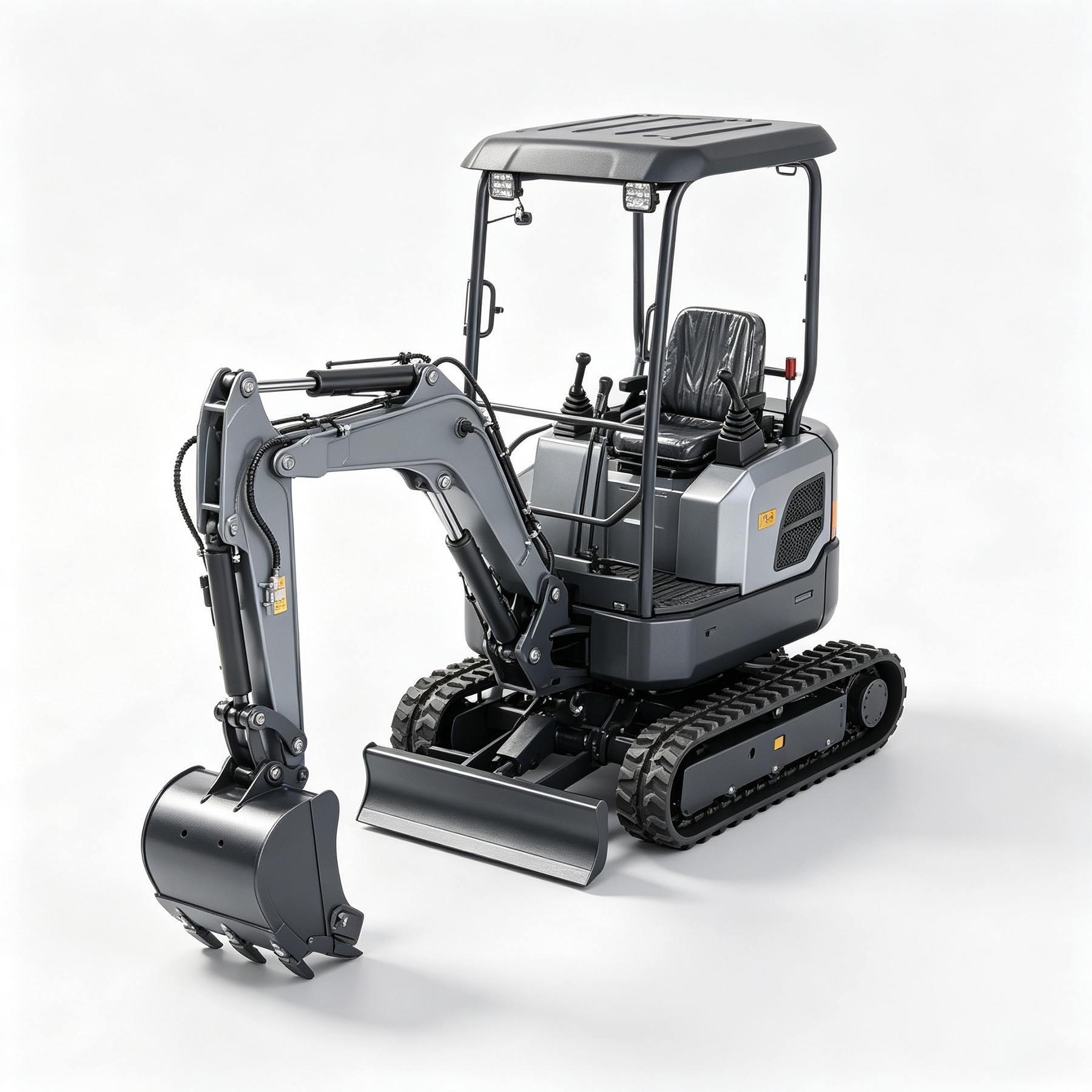 Low Noise Mini Excavator Small Excavator Compact Small Digger Compact Excavator Digger for Basement Indoor Renovation Works